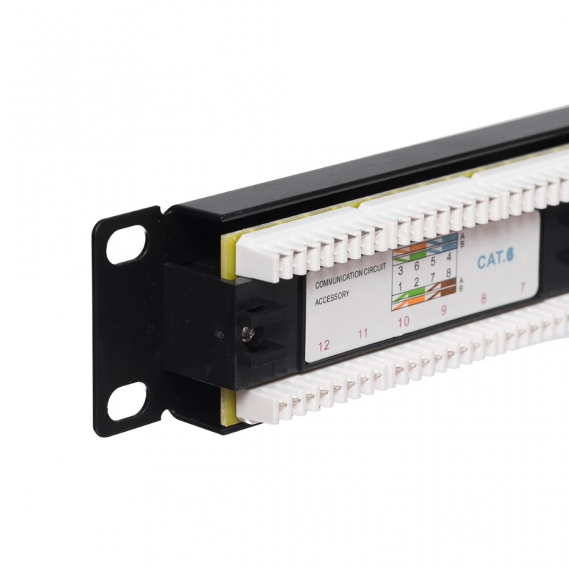 Netrack Patch Panel 10 12 Ports Cat 6 UTP