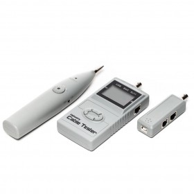 Netrack tester kabli z wyświetlaczem LCD RJ45/RJ11/BNC/USB, map test - 1