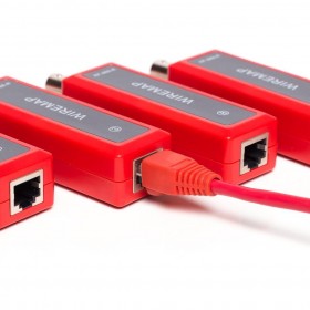 Netrack tester kabli RJ45/RJ11/BNC/USB/map test, wyświetlacz LCD, 8 kontrolerów - 6
