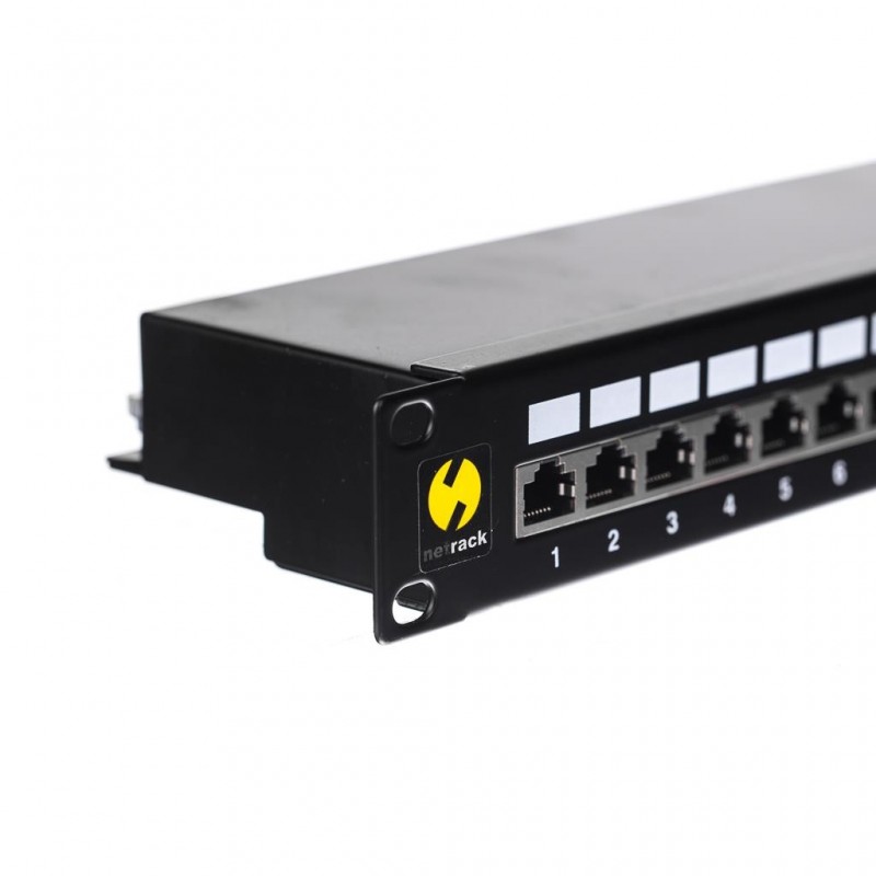 Patch panel 19'' 24-ports cat. 5e FTP, with shelf - 1
