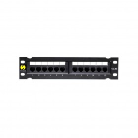 Netrack  wall-mount patchpanel 10'' 12 ports cat. 5e UTP LSA, with bracket - 2