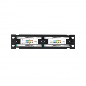 Netrack  wall-mount patchpanel 10'' 12 ports cat. 5e UTP LSA, with bracket - 3