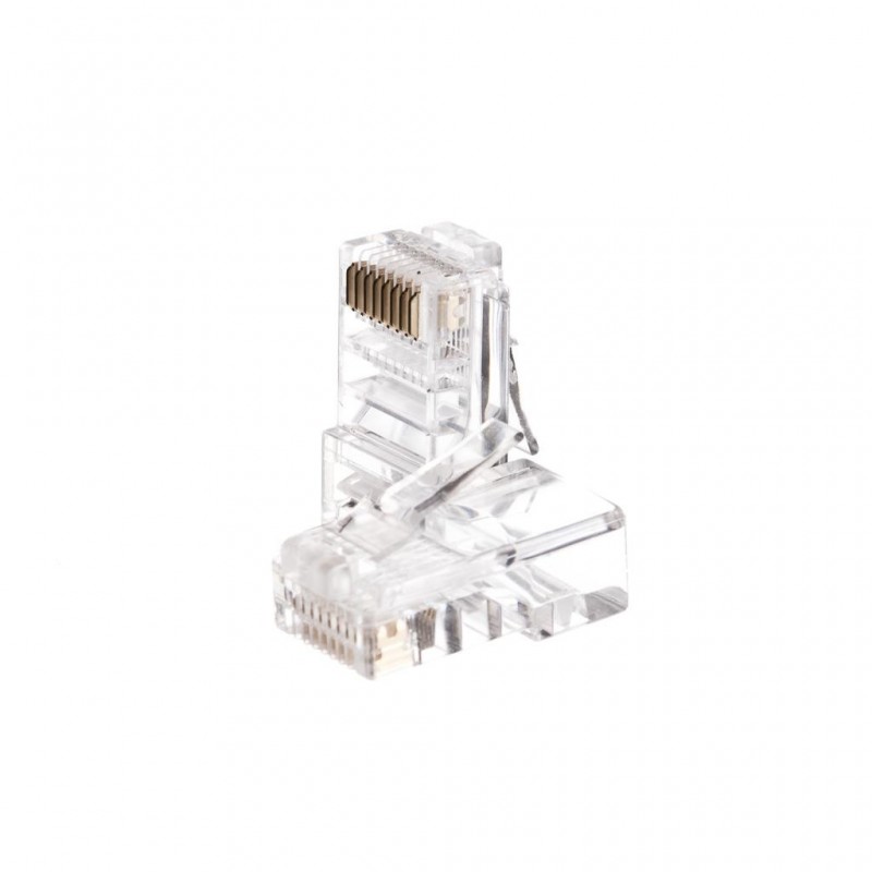Netrack plug RJ45 8p8c, UTP for stranded cable, cat. 5e (100 pcs.) - 1