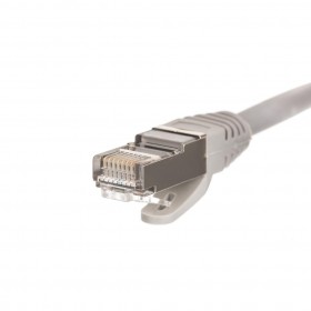 Netrack patch cable RJ45, snagless boot, Cat 5e FTP, 3m grey - 2