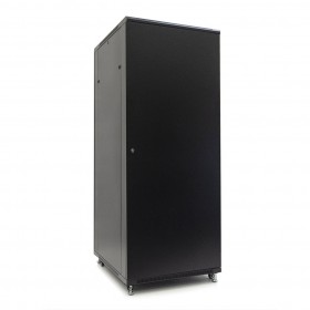 Netrack standing server cabinet Economy 42U/800x1000mm (glass door) - black - 3