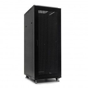 Netrack standing server cabinet Economy 32U/600x800mm (perforated  door) - black - 1