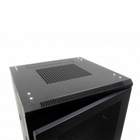 Netrack standing server cabinet Economy 42U/600x600mm (perforated  door) - black - 4