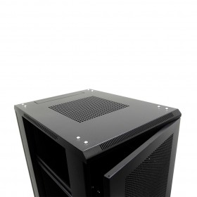 Netrack standing server cabinet Economy 42U/600x800mm (perforated door) - black - 4