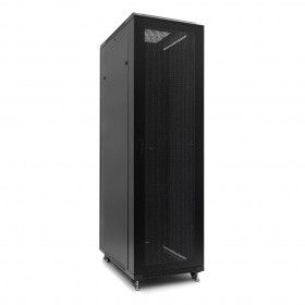 Netrack standing server cabinet Economy 42U/600x1000mm (perforated door) - black - 1
