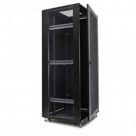 Netrack standing server cabinet Economy 42U/800x800mm (perforated door) - black - 2