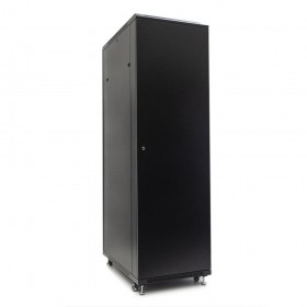 Netrack standing server cabinet Economy 42U/600x1200mm (glass door) - black - 3