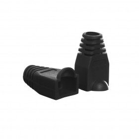 Netrack boot for RJ45 plug, black (100 pcs.) - 1