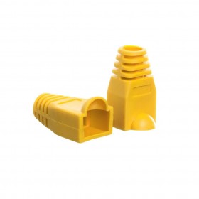 Netrack boot for RJ45 8p plug yellow (100 pcs.) - 1