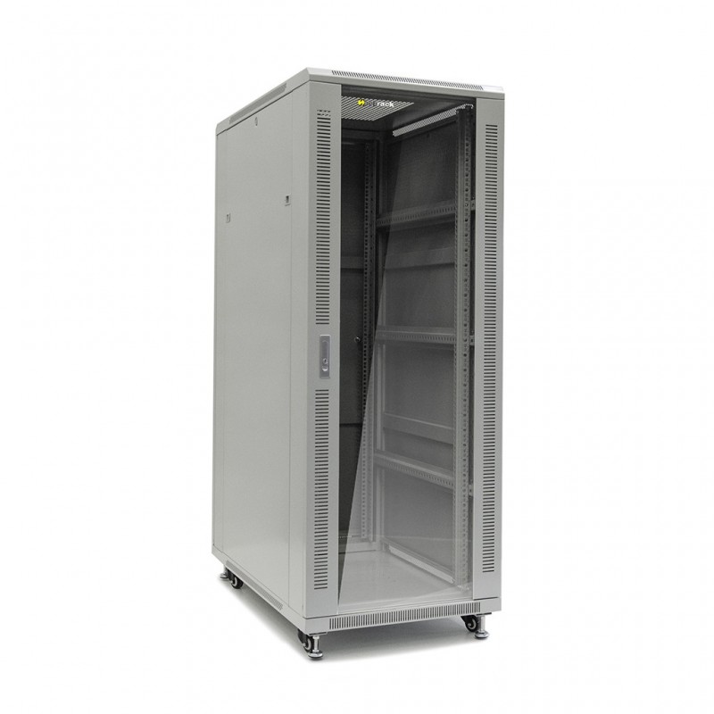 copy of Netrack standing server cabinet Economy 32U/600x800mm (glass door) - black - 1
