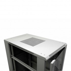 copy of Netrack standing server cabinet Economy 32U/600x800mm (glass door) - black - 4