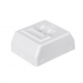 Netrack complete wall outlet 2xRJ45 8p8c UTP Cat5e LSA - 1