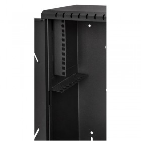 Netrack V - Line wall - mounted cabinet Rack 19", 3/4U/180mm – black, metal door - 5