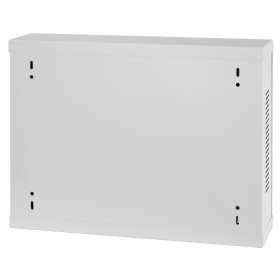 Netrack V-Line wall mounted cabinet Rack 19", 2U/120mm - grey, metal door - 5