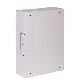 Netrack V-Line wall-mounted cabinet, 19'', 3U/400mm - grey, metal door - 8