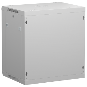 Netrack F-Line wall mounted cabinet 19'',12U/450 mm,grey, glass door,remov. side pan. - 4