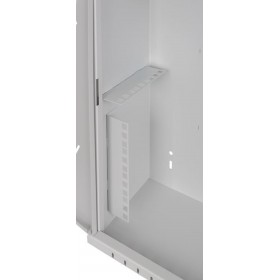 Netrack wall mounted cabinet V-Line Rack 19", 3/4U/180mm – grey, metal door - 4