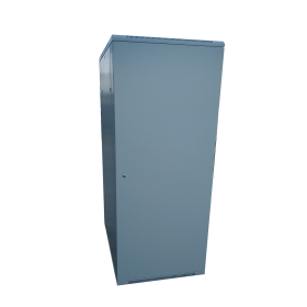 Netrack szafa serwerowa RACK 19" 42U/600x1000mm, ZŁOŻONA, drzwi szklane, szara - 3