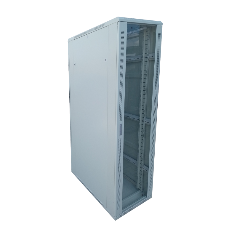 Netrack standing server cabinet Economy 42U/600x1000mm (glass door) - grey - 1
