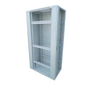 Netrack standing server cabinet Economy 42U/600x1000mm (glass door) - grey - 4