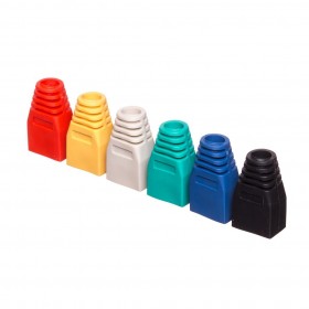 Netrack boot for RJ45 8p plug colour mix (100 pcs.) - 1