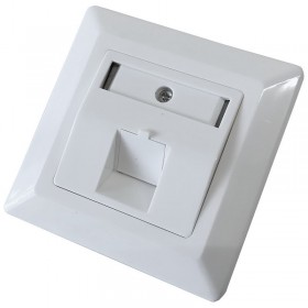 copy of Netrack NBOX electric outlet 2M 1x2P+Z, white - 1