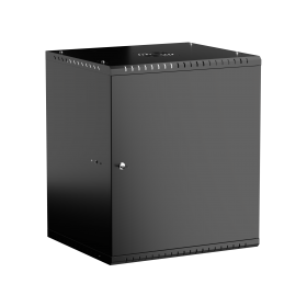 Netrack ECO-Line Rack 19", 12U/450mm - black, metal door - 1