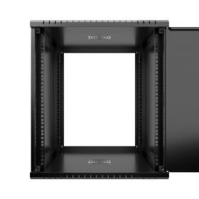 Netrack ECO-Line Rack 19", 12U/600mm - black, metal door - 4