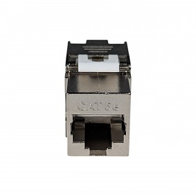 Moduł keystone jack RJ45 kat. 5e FTP, STP, beznarzędziowy, Netrack, srebrny - 2