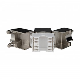Netrack Keystone Modul Klinke RJ45 cat. 6A FTP, werkzeuglos - 4