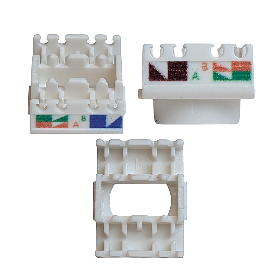 Netrack Keystone Modul Klinke RJ45 cat. 6A FTP, werkzeuglos - 8
