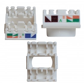 Netrack Keystone-Modul Jack RJ45 Cat.6 FTP, werkzeuglos - 8