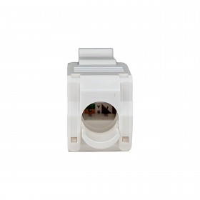 Netrack keystone module Jack RJ45 cat. 5e UTP, toolless, white - 3