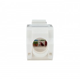 Netrack Jack RJ45 Cat.6 UTP Keystone-Modul, werkzeuglos, weiß - 3