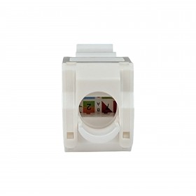 Moduł keystone jack RJ45 kat. 6A UTP, beznarzędziowy, Netrack, biały - 3