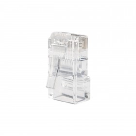 Netrack plug RJ45 8p8c UTP wire, cat. 5e, pass-through (100 pcs) - 2