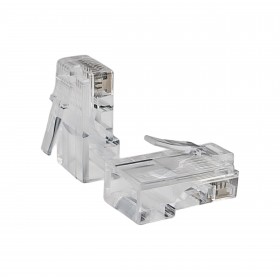 Netrack plug RJ45 8p8c UTP wire, cat. 5e, pass-through (100 pcs) - 4