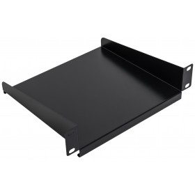 Netrack shelf 10'' 1U/200mm, black - 1