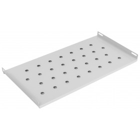 Półka stała RACK 19'' 1U 250mm, Netrack, szara - 1
