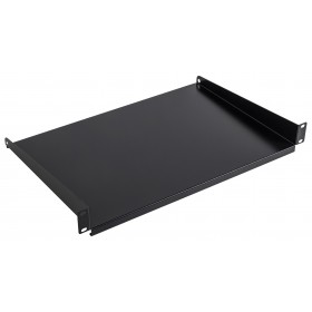 Półka RACK 19'' 1U 250mm, Netrack, czarna - 1