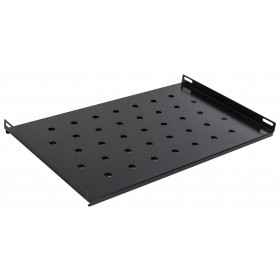 Półka stała RACK 19'' 1U 300mm, Netrack, czarna - 1