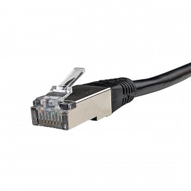 Patchcord RJ45, kat. 6 FTP F/UTP, 10m, Netrack, szary - 1