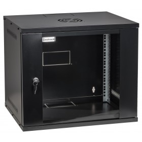 Szafa serwerowa wisząca RACK 19" 9U 400mm Netrack ECO-Line czarna - 1