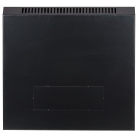 Szafa wisząca RACK 10'', 4U, 300mm, Netrack S-Line, czarna, drzwi szklane - 6