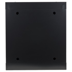 Netrack S-Line wall cabinet 10'', 6U/300 mm - black, glass door - 8