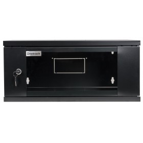 Szafa wisząca RACK 19" 4U, 400mm, Netrack ECO-Line, czarna, drzwi przeszklone - 3